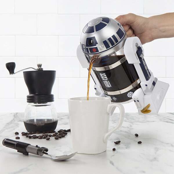 Cafetera Prensa Francesa Moka Robot R2D2